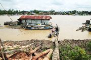 Foto: Cilts sievietes un saldūdens delfīnu meklējumi Borneo